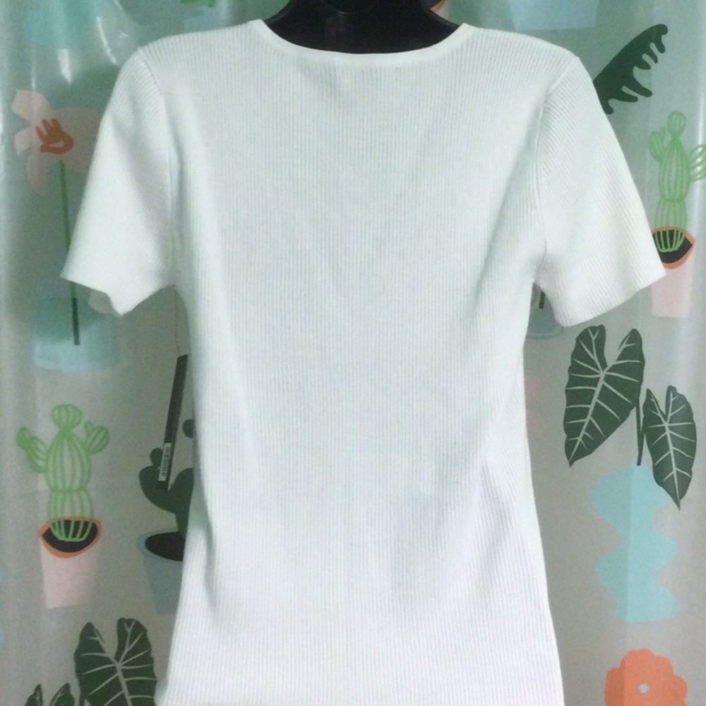 Ladies Basic V-Neck - Picture 2 of 6